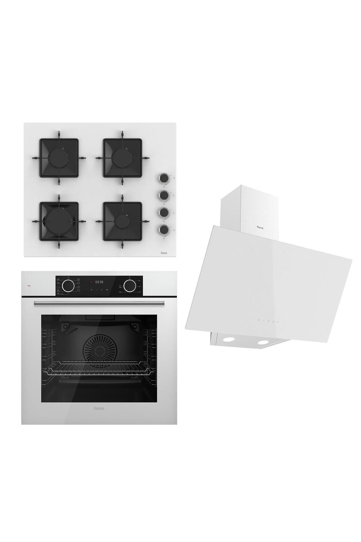 Fryart Ss Serisi Beyaz Set (ss206 Xe63cb D078 ) - Kare Emaye Izgara