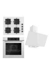 Fryart Ss Serisi Beyaz Set (ss206 Xe63cb D078 ) - Kare Emaye Izgara