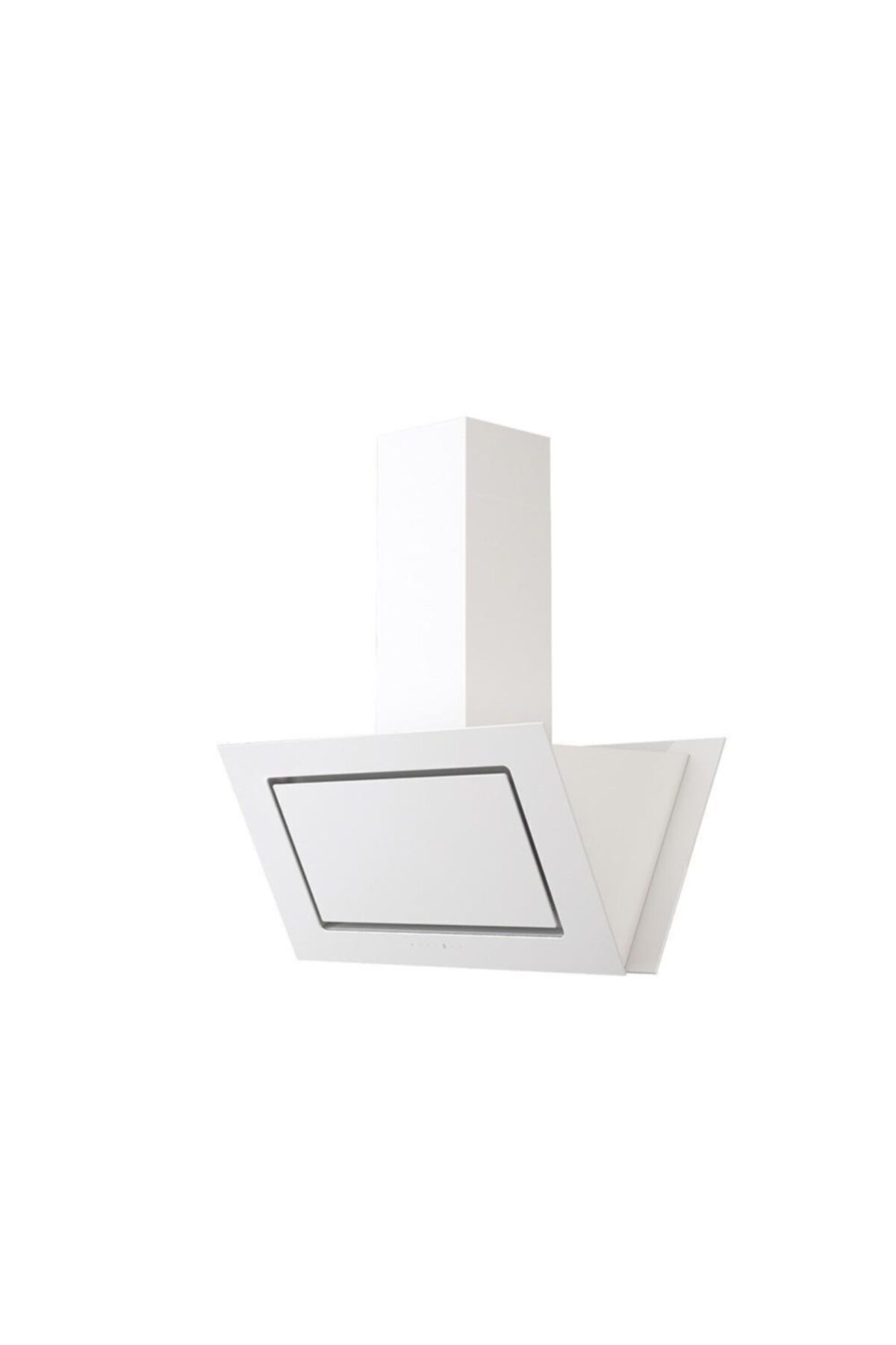 Ukinox  quark90 Ada Tipi Sessiz Beyaz Davlumbaz 90 cm
