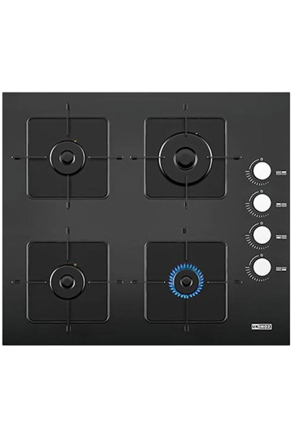 Ukinox Ares 60 X Siyah Ankastre Ocak