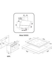 Alveus 3'lü Beyaz Ankastre Set (Gls 640 B-Mfa 627 B-Mod 3000 B )