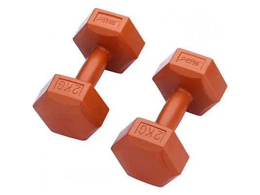 Altis DS-60 2 Kg Köşeli Dambıl Seti (Turuncu)